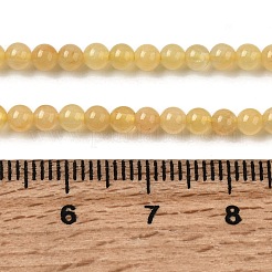 Природный Топаз нефрита бисер нитей G-Z116-A11-3mm