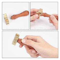 1 шт. золотая латунная головка штампа DIY-CP0006-10D