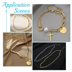 40 шт. 4 стиля карабинов из нержавеющей стали 304 STAS-UN0040-73