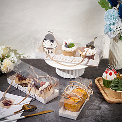 18 комплект 3-х видов переносных прозрачных пластиковых коробок-держателей для сэндвичей в виде рулета&nbsp;CON-NB0002-13