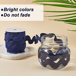 Лента из полиэстера с волнистой бахромой длиной 9 ярд. OCOR-XCP0002-94A