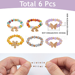 6 шт. 2 стиля&nbsp;AJEW-CP0009-95