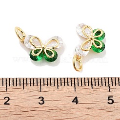 Латунные микро проложить кубического циркония подвески&nbsp;KK-P271-03G-C