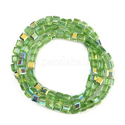 Гальванизируйте прозрачное стекло бисер нитей&nbsp;EGLA-B011-07A-AB02