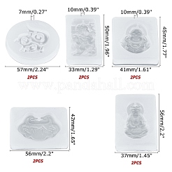 Buddhaist diy кулон силиконовые Молды наборы DIY-OC0002-86