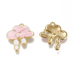 Подвески из эмали и сплава&nbsp;ENAM-M043-02G-03-RS