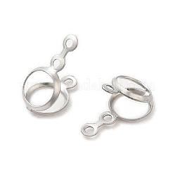 Подвеска-кабошон из не тускнеющей нержавеющей стали 316 STAS-C077-02A-P