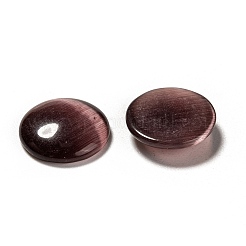 Стеклянный Кошка глаз кабошоны CE069-12-2