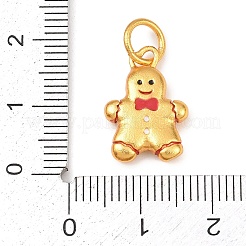 Рождественские латунные эмалевые подвески KK-F922-02G