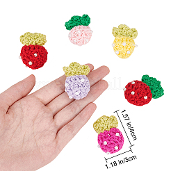 12 шт. 6 цвета шерстяные аксессуары для ручного вязания крючком DIY-DR0001-09