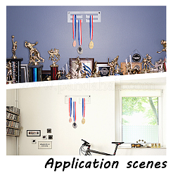 Акриловый держатель для вешалок для медалей HJEW-WH0047-01