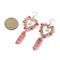 Серьги-подвески из нержавеющей стали 304&nbsp;EJEW-MZ00195