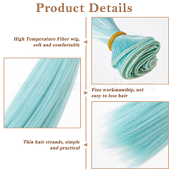 6 шт. 6 цвета высокотемпературного волокна кукольный парик волосы&nbsp;AJEW-DC0002-10