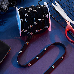 10 ярд плоской искусственной замшевой ленты DIY-PH0009-15