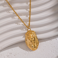 Винтажные подвески-ожерелья с Иисусом из нержавеющей стали 304 для женщин&nbsp;RN7674