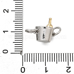 Латунные подвески для ведерка с шампанским и вином KK-V002-21GP