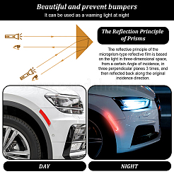 4 комплект 2 стилей водонепроницаемых светоотражающих наклеек на автомобиль из эпоксидной смолы FIND-GA0003-47A