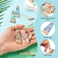 16шт 8 деревянных подвески&nbsp;FIND-TA0005-89