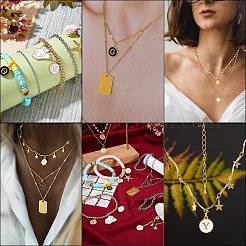 Подвески из позолоченного сплава&nbsp;ENAM-SZ0001-05G