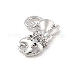 Латунные микро проложить кубического циркония подвески&nbsp;LS-KK-D283-10P