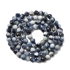 Натуральные сапфировые бусинки&nbsp;G-G343-B05-4mm