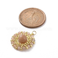 4шт 4 стиля подвески ручной работы из японского бисера PALLOY-MZ00054