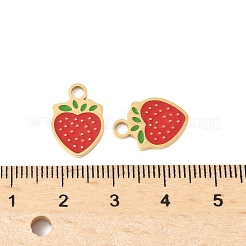 Подвески из нержавеющей стали 304 с эмалью&nbsp;STAS-R168-02K-G