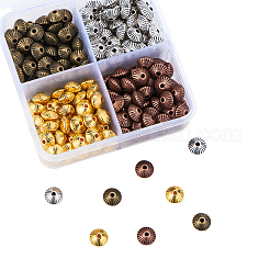 Тибетском стиле сплав Шарики прокладки&nbsp;PALLOY-CJ0001-52-RS