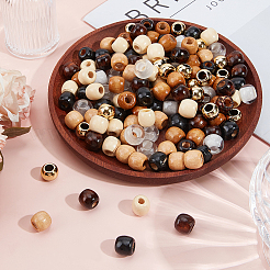 140 шт. 7 стиля наборы европейских бусин из смолы&nbsp;OPDL-ME0001-02