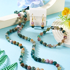 2 нити натуральных индийских агатовых бусин нити G-TA0002-54