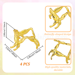 Держатели хрустальных шаров из сплава&nbsp;ODIS-WH0007-59B-G