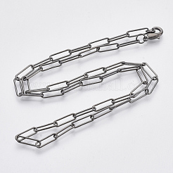 Колье из латуни круглой овальной формы MAK-S072-04A-B