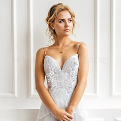 Цветочные аппликации из акриловых страз&nbsp;PATC-WH0017-03