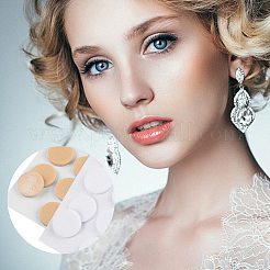 320 шт. 2 цвета eva плоская круглая невидимая серьга-подставка для ушей FIND-SC0001-91