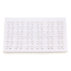 Серьги-гвоздики из натурального жемчуга из латуни PEAR-N020-08G