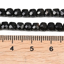 Натуральный черный турмалин бисер нитей&nbsp;G-P612-B01-01