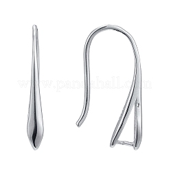 Антикоррозийное родиевое покрытие 925 серьги-крючки из стерлингового серебра STER-K168-116P