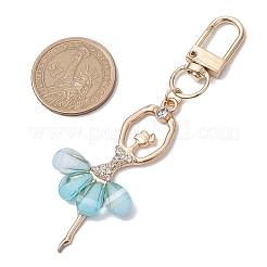 Подвеска в виде балерины из сплава и смолы HJEW-JM02543