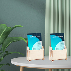 Съемная деревянная стойка для журналов ODIS-WH0025-121A