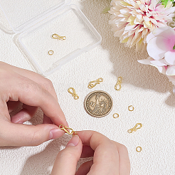 Застежки-крючки из стерлингового серебра s925&nbsp;STER-PH0003-68