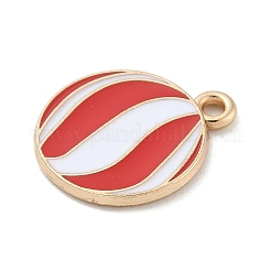 Новогодняя тема сплава эмали подвески&nbsp;ENAM-K074-02G-01