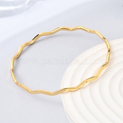 Витые браслеты из нержавеющей стали 304 для женщин&nbsp;BJEW-D408-04G