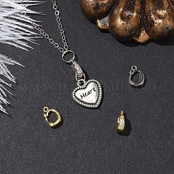 2 шт. латунные укороченные скобы для усиления из кубического циркония&nbsp;ZIRC-YW0001-29G