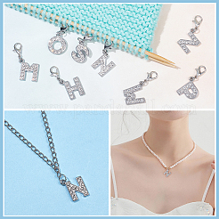 Подвесные маркеры петель с буквами a~z HJEW-AB00329