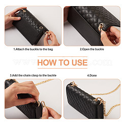 3 шт. ремни для сумок из сплава&nbsp;DIY-BT0001-50