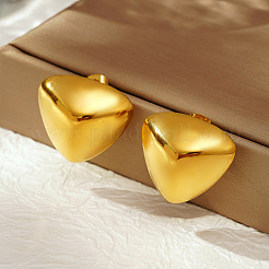 Элегантные треугольные серьги-гвоздики из нержавеющей стали 304&nbsp;JZ8163