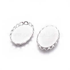 Чашки с кружевной окантовкой из хирургической нержавеющей стали 316 STAS-I118-06P-01