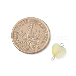 8 шт. 8-цветные матовые прозрачные акриловые подвески-коннекторы PALLOY-JF04340