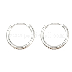 Латунные серьги обруча EJEW-F378-02S