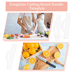 3 шт. 3 стиля прозрачных акриловых шаблонов фрезера DIY-DC0002-75